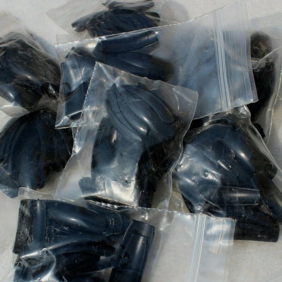 HUGE LOT 100 PACKS /24 PER PACK (2400 TOTAL) BLACK LONG NAIL TIPS FALSE FAKE - Picture 1 of 2